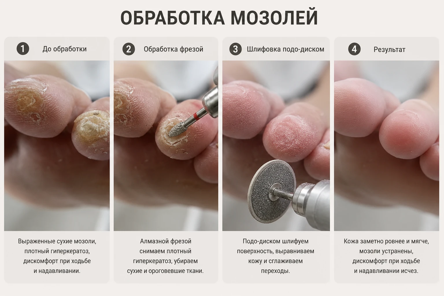 Иллюстрация: Обычные мозоли